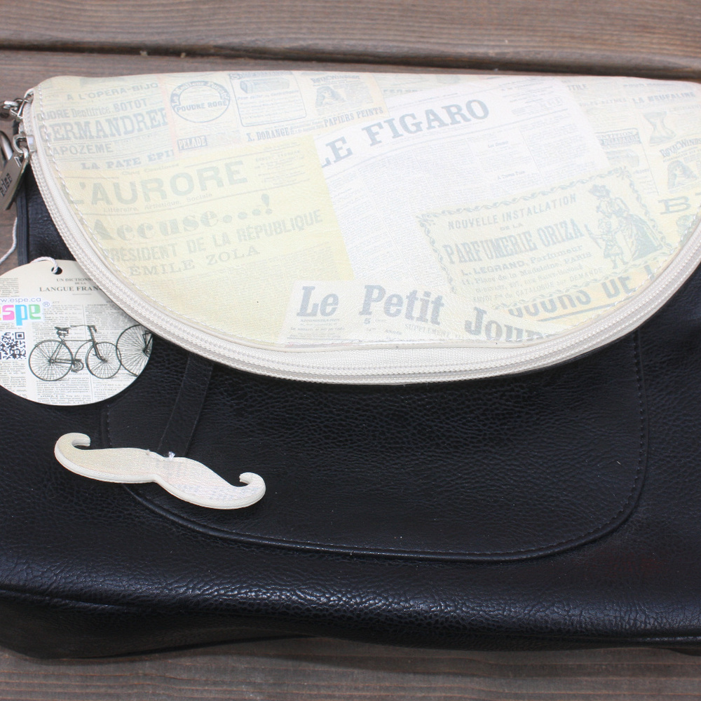 ESPE Mustache Purse NWT Movember